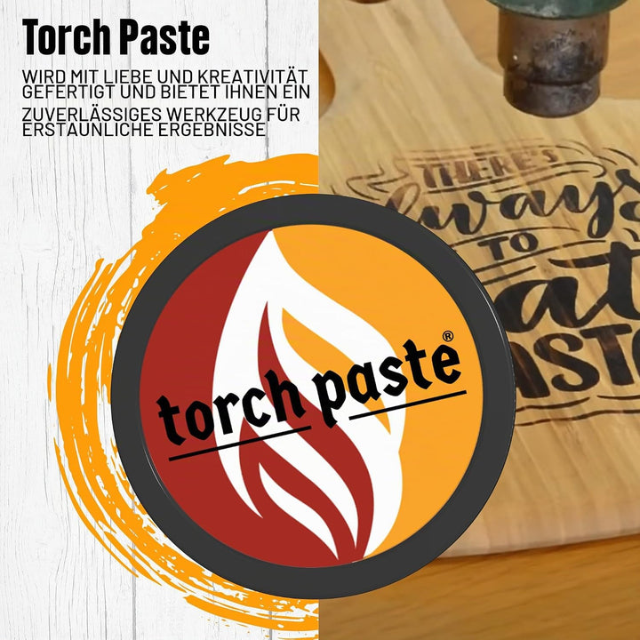 Torch Paste - Die Original Holzbrennpaste seit 2020 | Laborgeprüft & ASTM D-4236 Zertifiziert | ungi