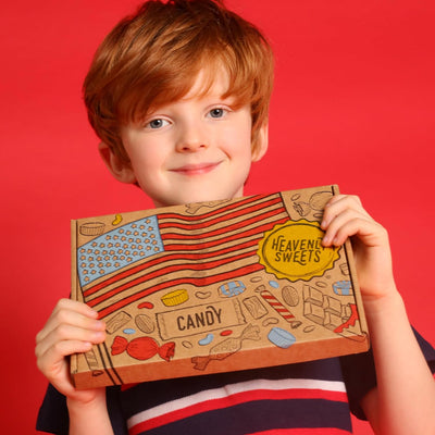Amerikanische Süssigkeiten Box | USA Candy & Schokolade | American Sweets Geschenkbox | Top Import S