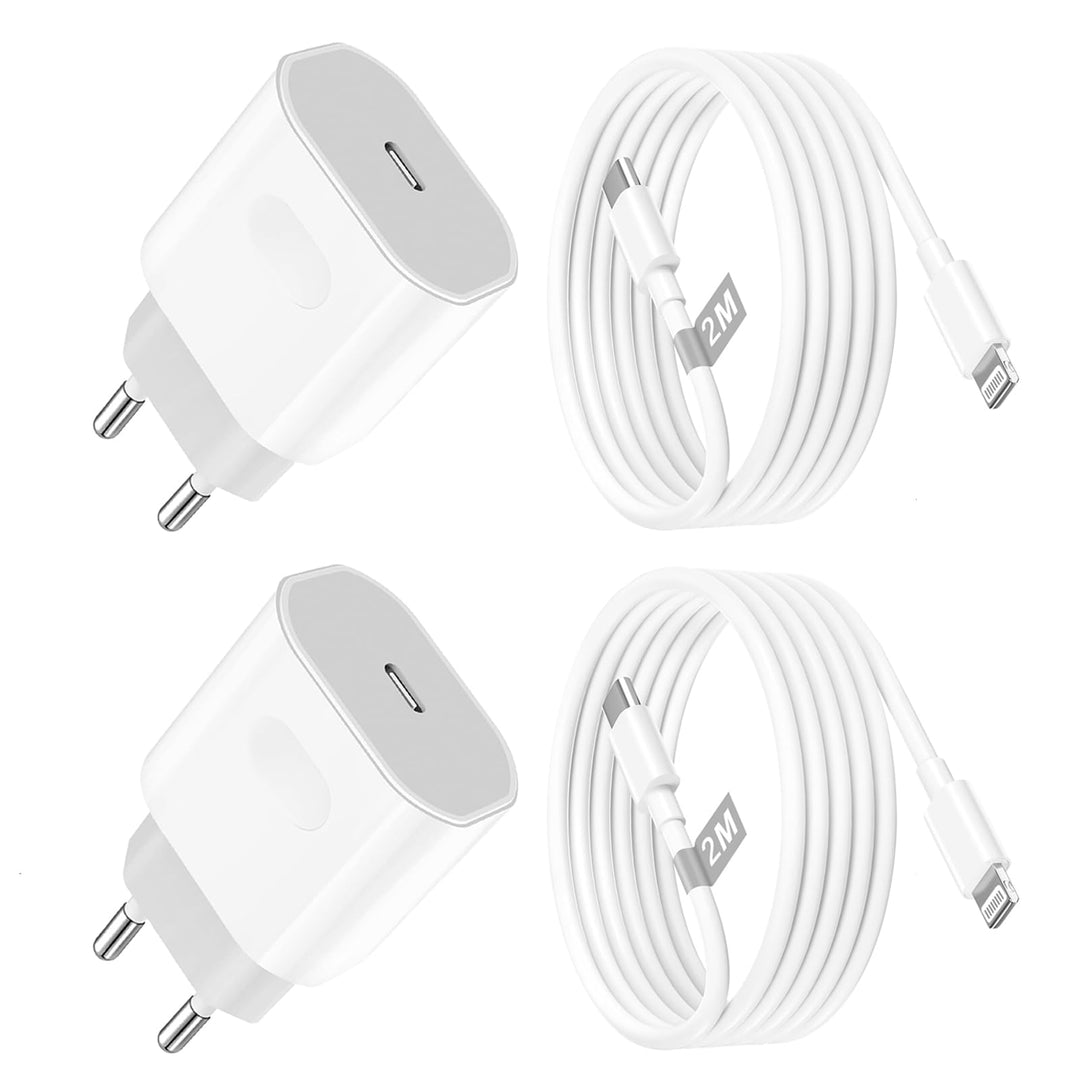 2 Pack iPhone Schnellladegerät und Schnellladekabel Ladekabel für iPhone 14 13 12 11 Pro Max Plus Mi