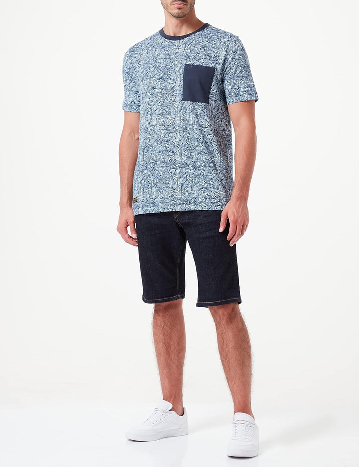 TOM TAILOR Herren Bermuda Jeans Shorts 29 10114 - Clean Dark Stone Blue Denim, 29 10114 - Clean Dark