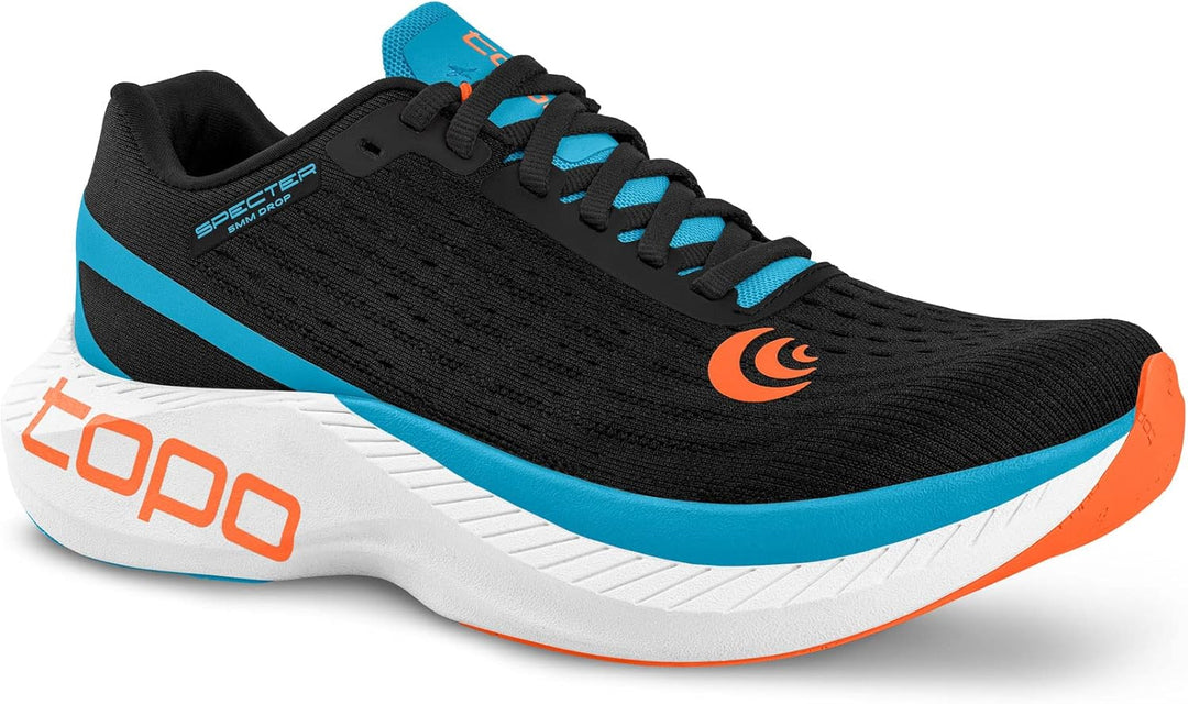 Topo Athletic Herren SpecterSCHUHE 45 EU Blkblue Black Blue, 45 EU Blkblue Black Blue
