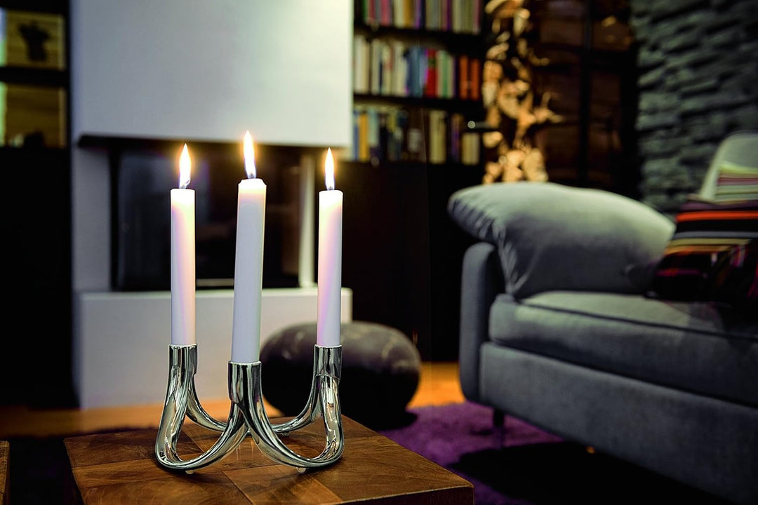 Philippi - Bow Kerzenleuchter - lässt Sich nach belieben erweitern - Designklassiker (3er Set), 3er