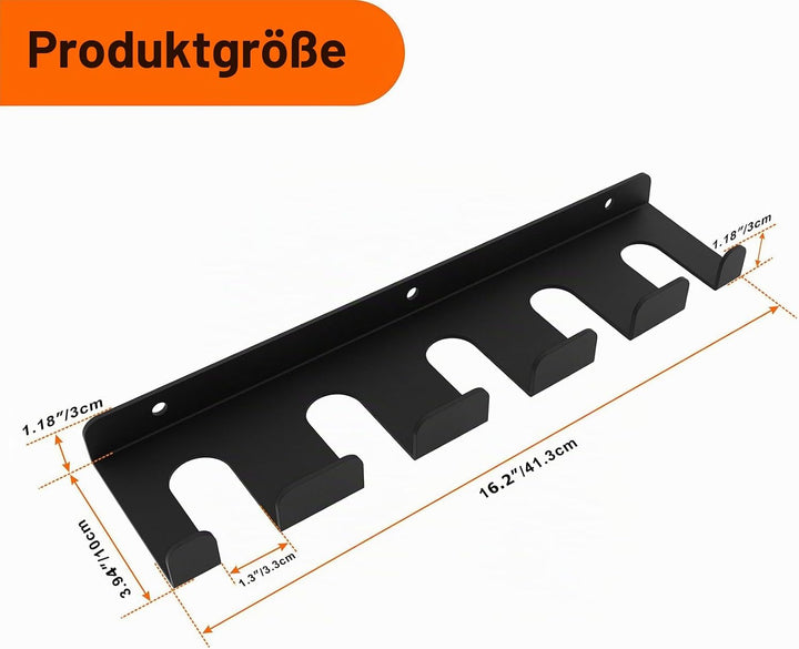 Heavy Duty Barbell Storage Rack, Vertical Hanging Barbell Rack, Wall Mounted Barbell Holder, Olympic