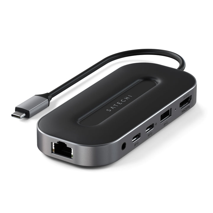 SATECHI USB4 6-in-1-Multiport-Adapter – USB-C-PD Aufladung, 8K HDMI, USB-A- und USB-C-Datenanschluss