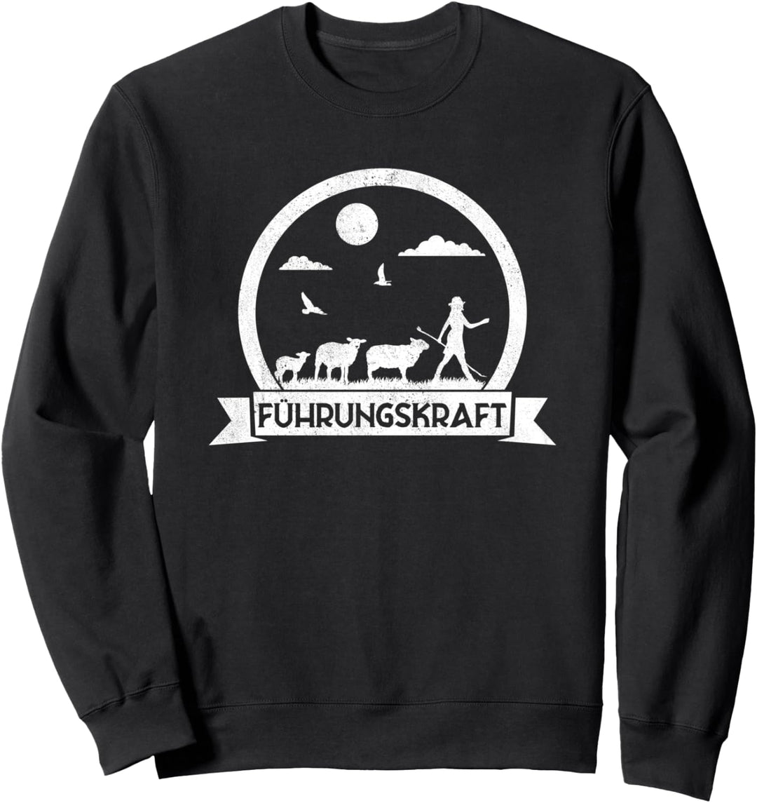 Führungskraft von Schafen - Schäferei Schafhirtin Schafe Sweatshirt