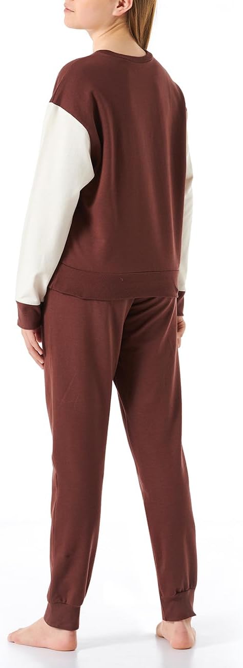Schiesser Mädchen Pyjamaset 140 Braun_179970, 140 Braun_179970