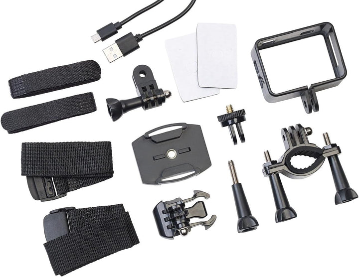 Somikon Action Kamera: 6K-Actioncam mit 2 Farbdisplays, WLAN, Bildstabilisierung, Sony-Sensor (Outdo