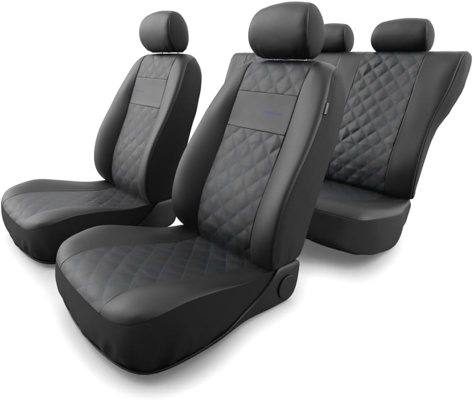 Mossa - Universal Sitzbezüge Auto kompatibel mit VW Volkswagen Passat B4, B5, B6, B7, B8, B9 (1993-