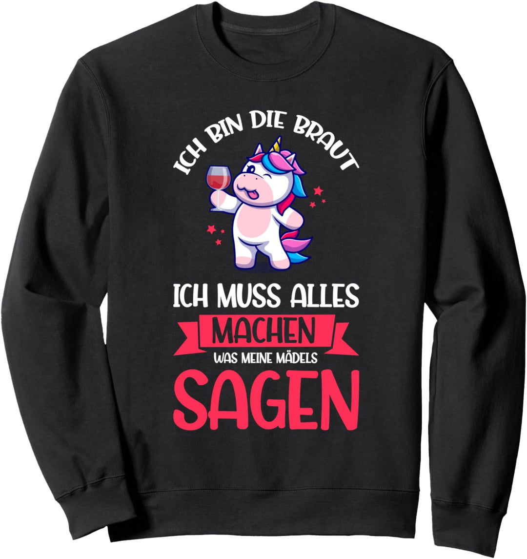 Junggesellenabschied Braut Lama Frauen Sweatshirt