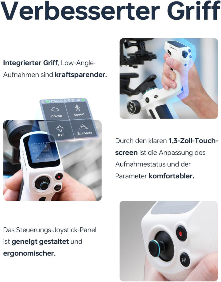 Feiyu SCORP Mini 2 [Offizieller] All-in-1 Stabilisator für Sony Alpha 7 IV/6400&GoPro 11/12&iPhone 1