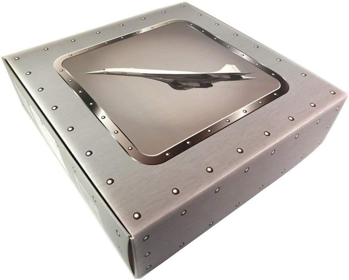 OPO 10 - Luft - und Raumfahrt Concorde 1969 Massstab 1/200 (30 cm) Silber - Flugzeugatlas Silver Cla