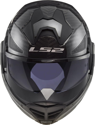 LS2 Klapphelm FF901 Advant X Carbon Solid ECE2206 Modularhelm Motorradhelm 3XL, 3XL