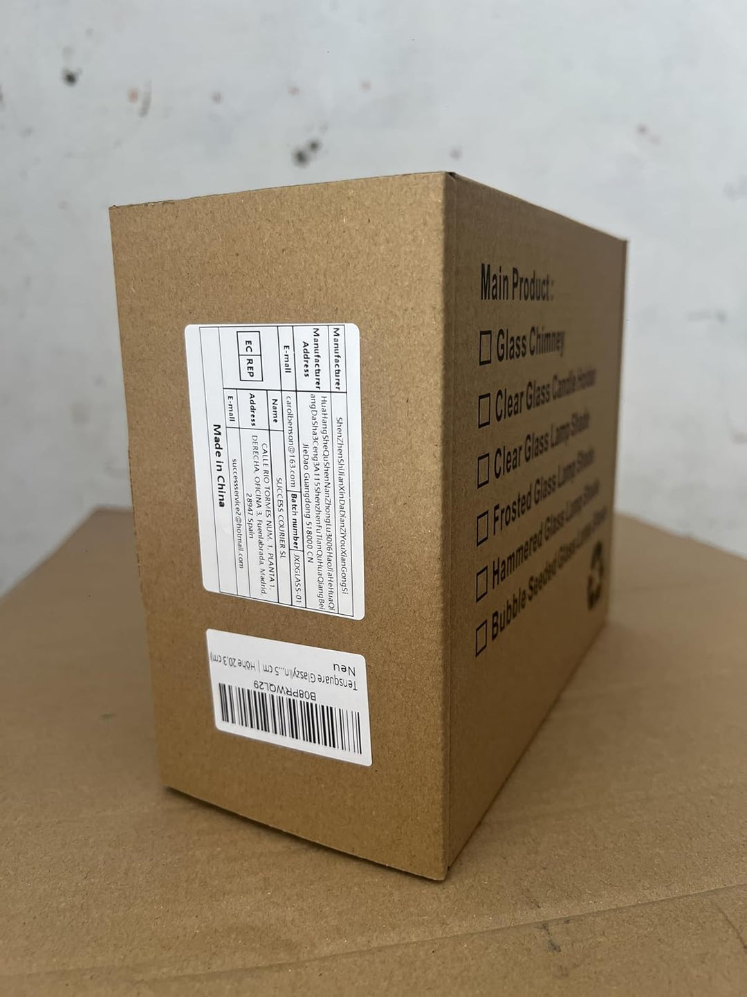 Tensquare Glaszylinder ohne Boden für Kerzen | Hurrikan Kerzenhalter Glas | Offenes Glasrohr Gross |