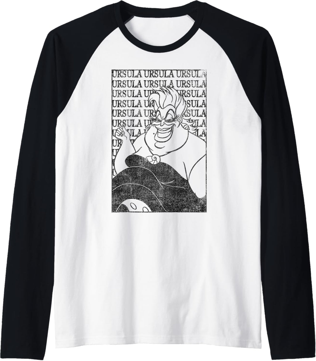 Disney Little Mermaid Ursula Card Poster Raglan