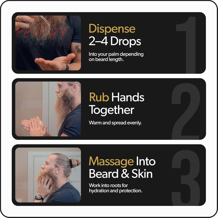 The Beard Struggle Bartöl Set Tag & Nacht – Bartpflege & Bartwuchsöl Bundle für Männer – Feuchtigkei