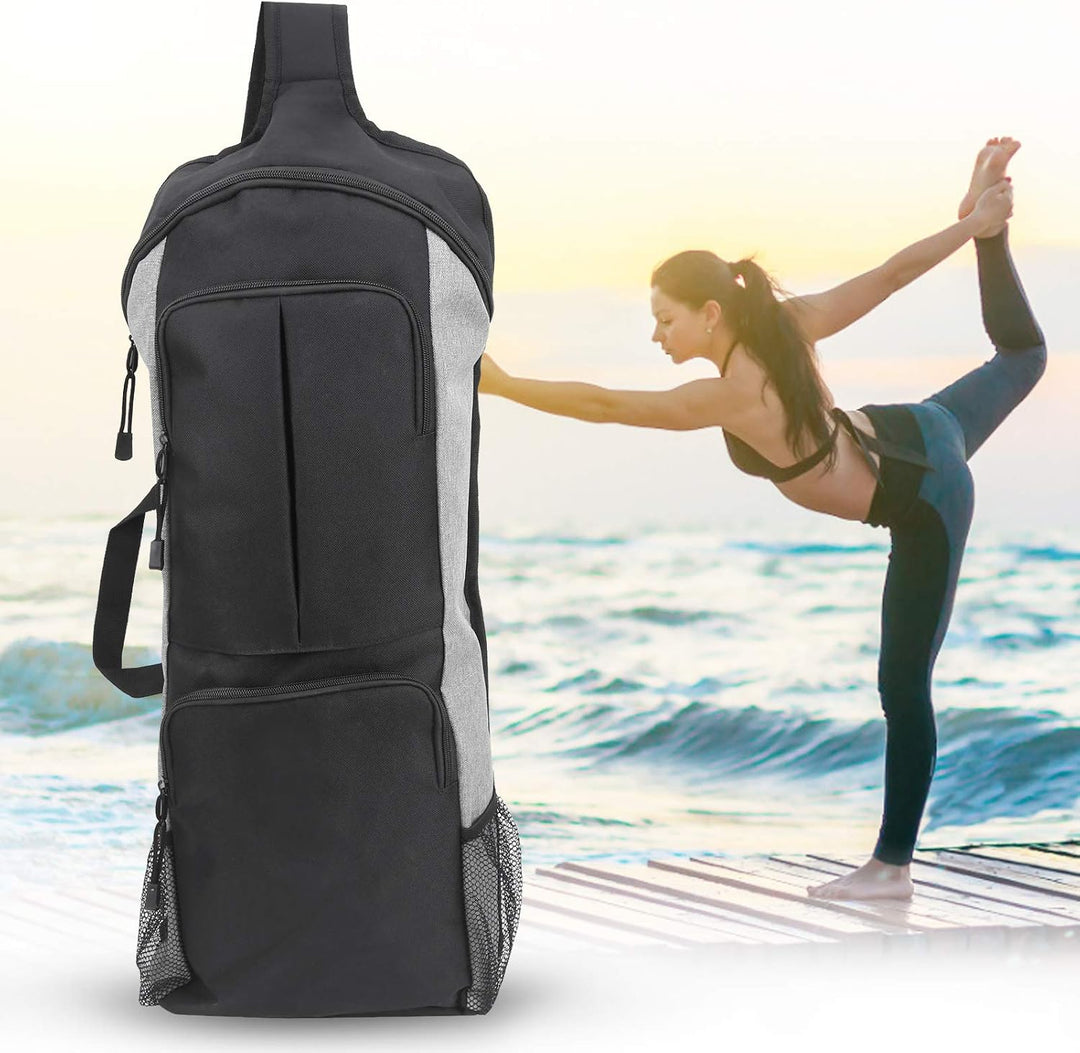 Yogamatten-Tasche, Hochkapazität Yoga-Rucksack, Multifunktionale Tasche für Yoga-Kurse, Fitness-Trai