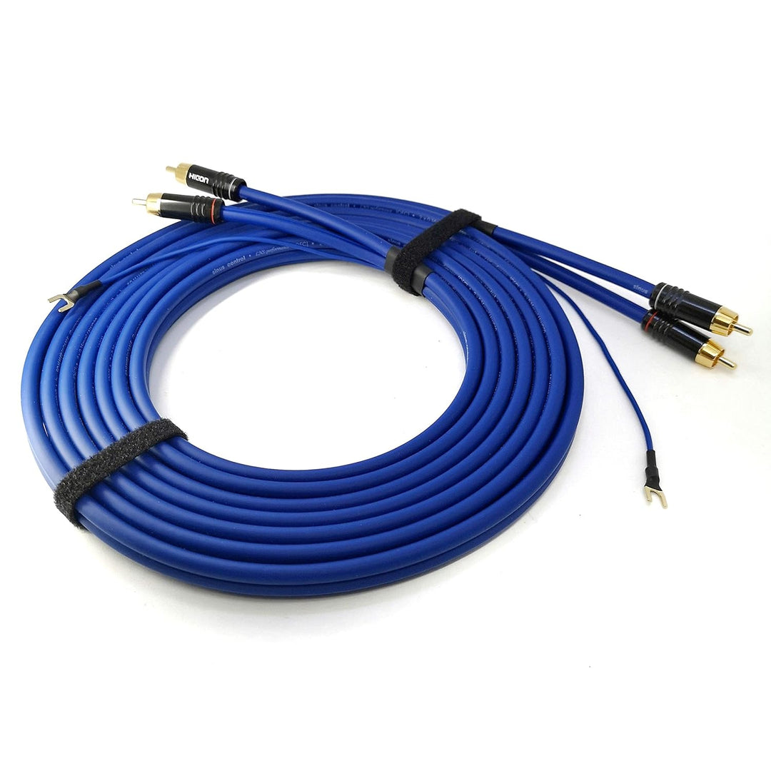 Phonokabel 5m Audioleitung 2 x 0,35mm² Masseleitung 1 x 0,35mm² RCA Cinchkabel Stecker - SC81-K3-050
