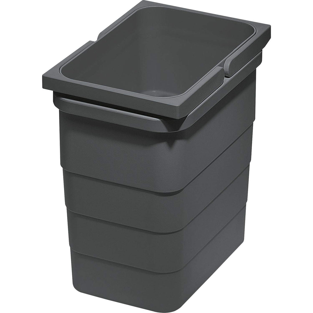 NINKA Abfallbehälter eins2vier/eins2fünf, 5,5 L, BxHxT: 153x220x230mm dunkelgrau, 5,5 l