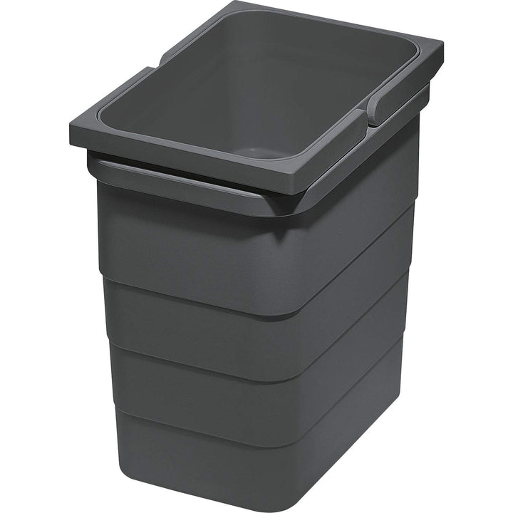 NINKA Abfallbehälter eins2vier/eins2fünf, 5,5 L, BxHxT: 153x220x230mm dunkelgrau, 5,5 l