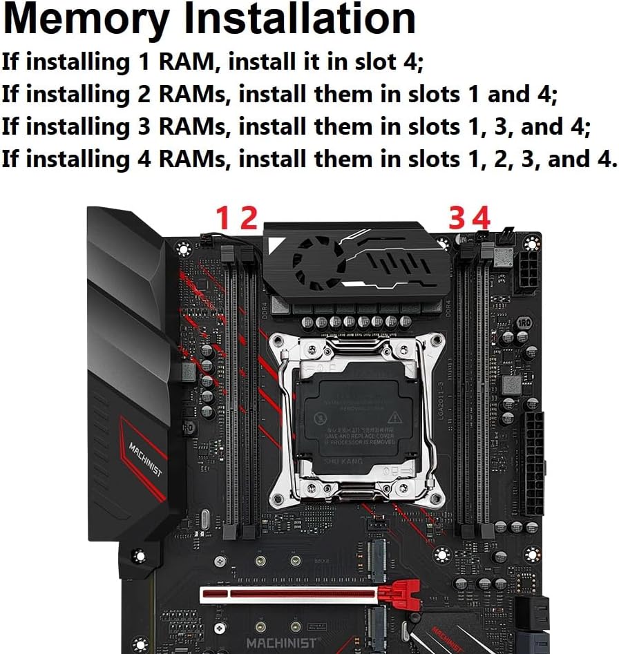 MACHINIST X99 Computer-Motherboards, LGA 2011-V3 (Intel Core i7 5./6. Generation) ATX Server Motherb