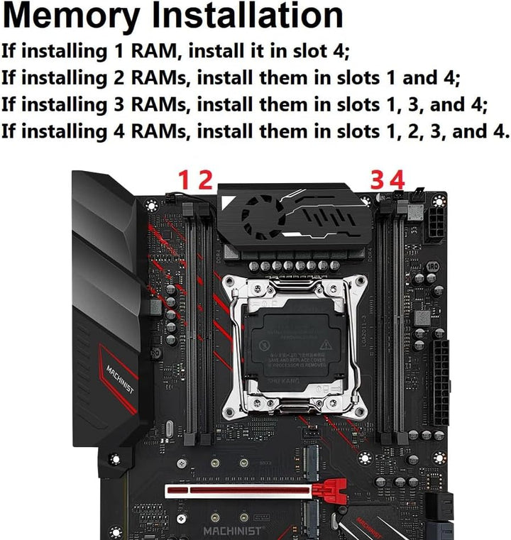 MACHINIST X99 Computer-Motherboards, LGA 2011-V3 (Intel Core i7 5./6. Generation) ATX Server Motherb