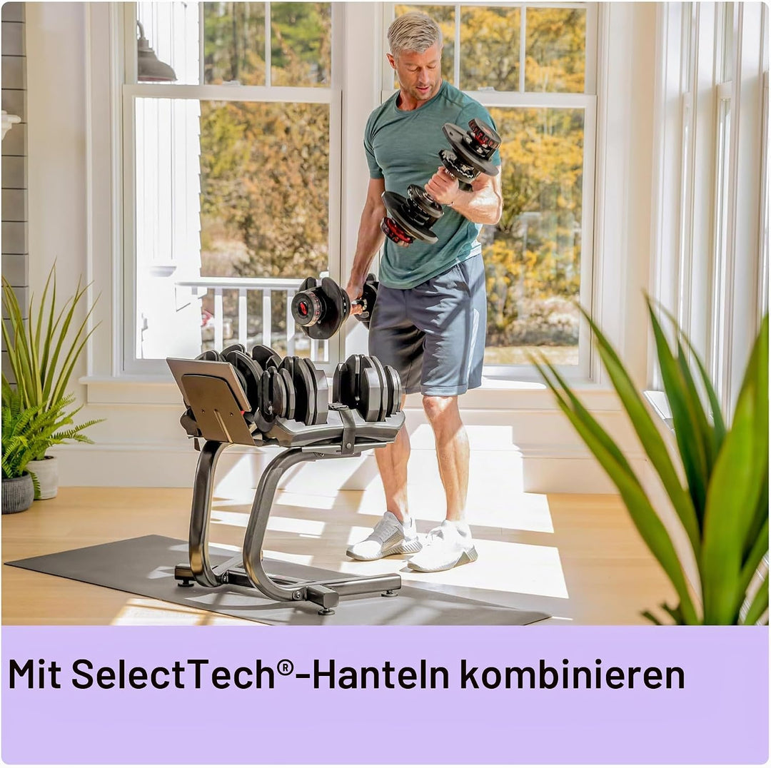 Bowflex Hantelständer mit Media Rack EU