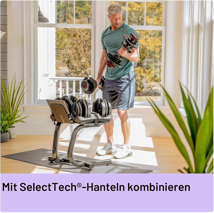 Bowflex Hantelständer mit Media Rack EU