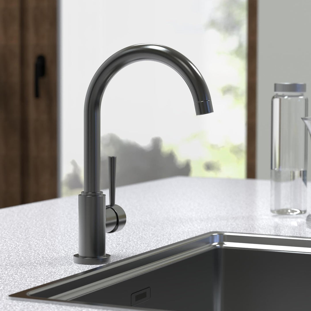 SCHÜTTE 79162 Spültischarmatur CORNWALL, Wasserhahn Küche, Energiesparfunktion, 360° schwenkbar, ide