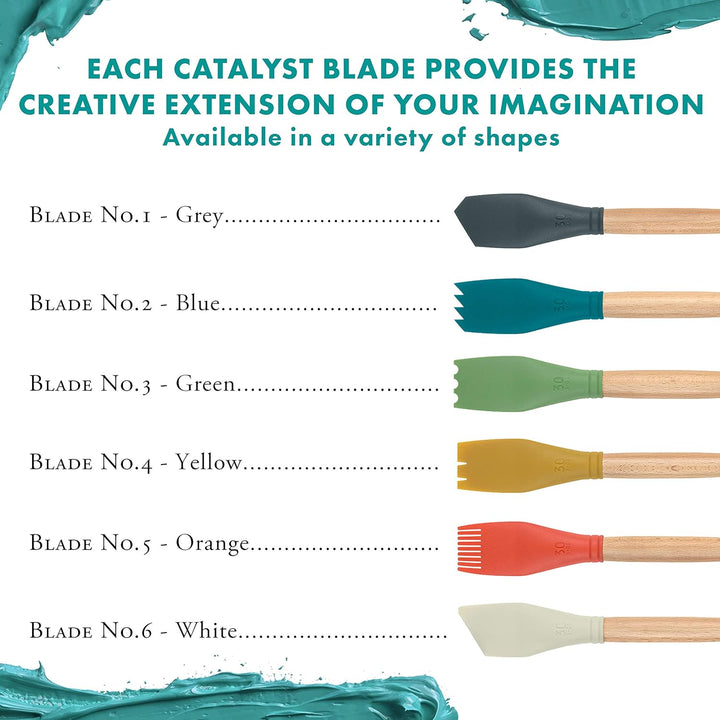 Catalyst Silikonpinsel No.6 - Weiss, 50 mm