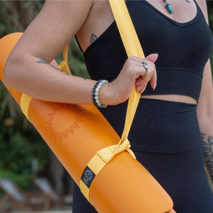 Premium Yogamatte rutschfest: Naturkautschuk rutschfest &amp; japanische professional grip Oberfläche |