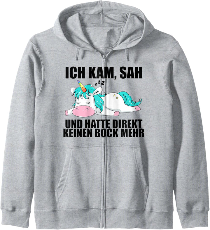 Lustige Sprüche Einhorn Mitarbeiterin Arbeitskollegin Büro Kapuzenjacke