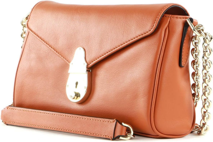 Calvin Klein Flap Crossbody Cognac