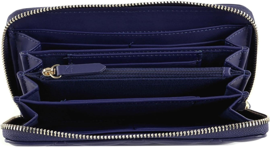 Valentino Damen Ocarina Travel Accessory-Bi-Fold Wallet De mano Blu, De mano Blu