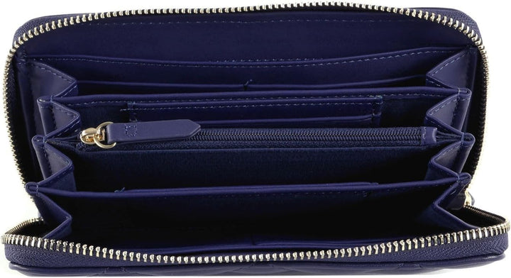 Valentino Damen Ocarina Travel Accessory-Bi-Fold Wallet De mano Blu, De mano Blu