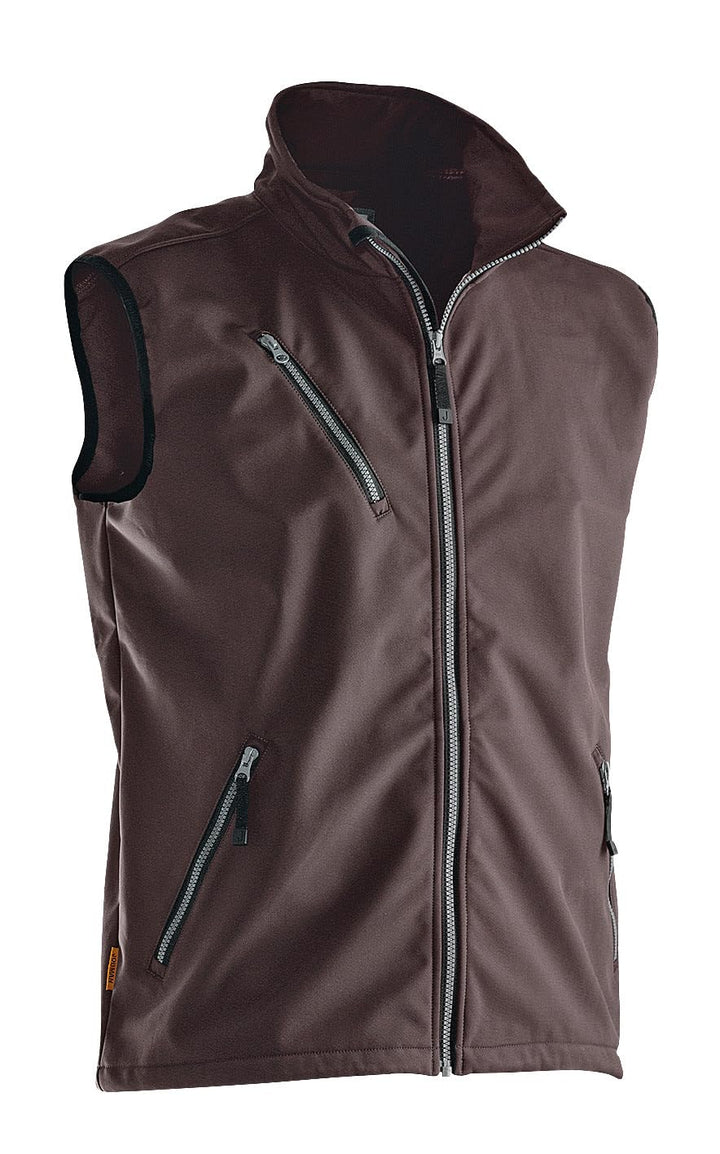 Jobman Softshell-Weste 7502 Braun Grösse L L Braun, L Braun