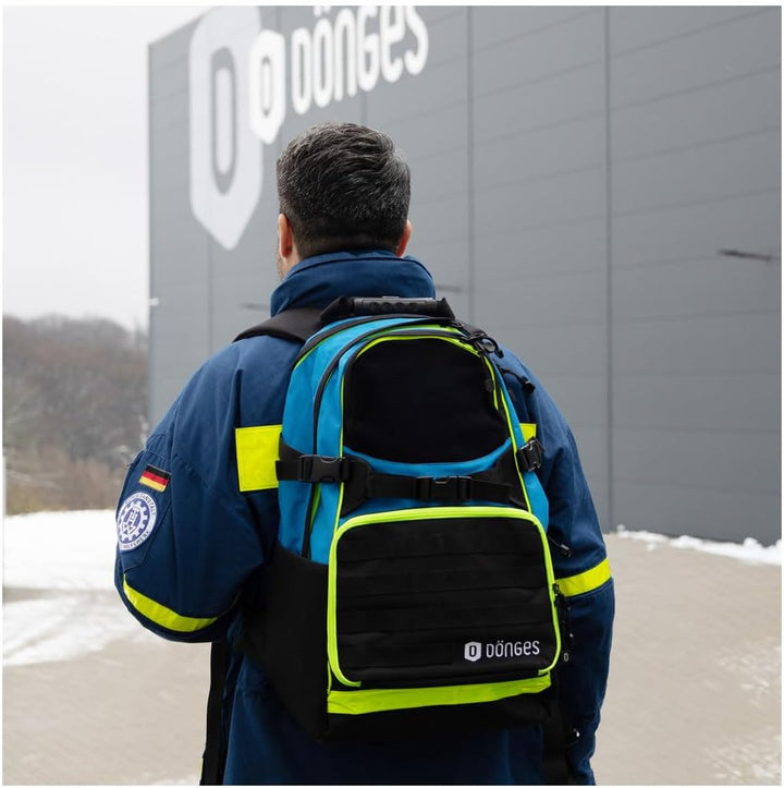 Dönges Hilfswerk-Rucksack mit vielen praktischen Funktionen (Dönges-Feuerwehr-Rucksack Freizeitrucks