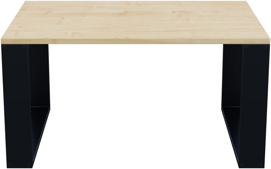 AKKE Couchtisch Wohnzimmertisch Beistelltisch Tisch Für Wohnzimmer Ahorn 60 x 60 x 45 L:60cm x B:60c