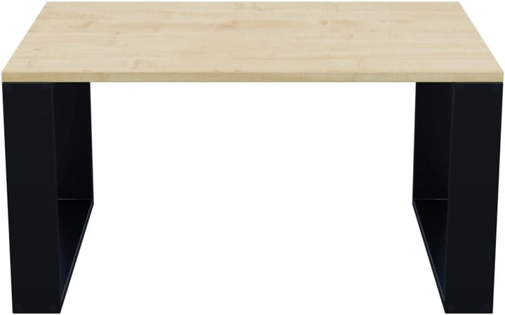 AKKE Couchtisch Wohnzimmertisch Beistelltisch Tisch Für Wohnzimmer Ahorn 60 x 60 x 45 L:60cm x B:60c