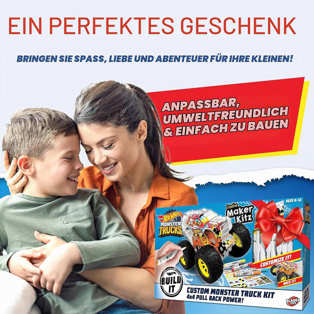 Bladez Monster Trucks Maker Kitz mit Markern, Monster Truck
