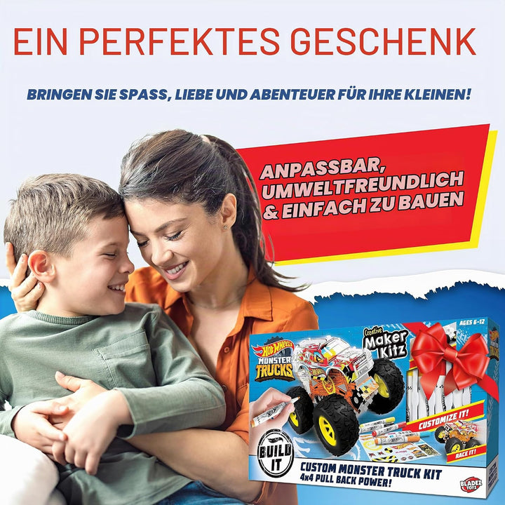 Bladez Monster Trucks Maker Kitz mit Markern, Monster Truck