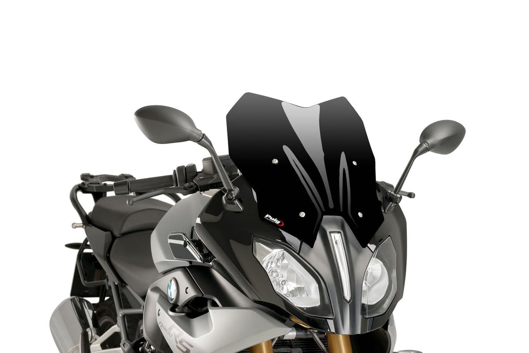 Puig 7616 N Racing Screen für BMW R1200 RS 15 "17-, N Schwarz, Schwarz