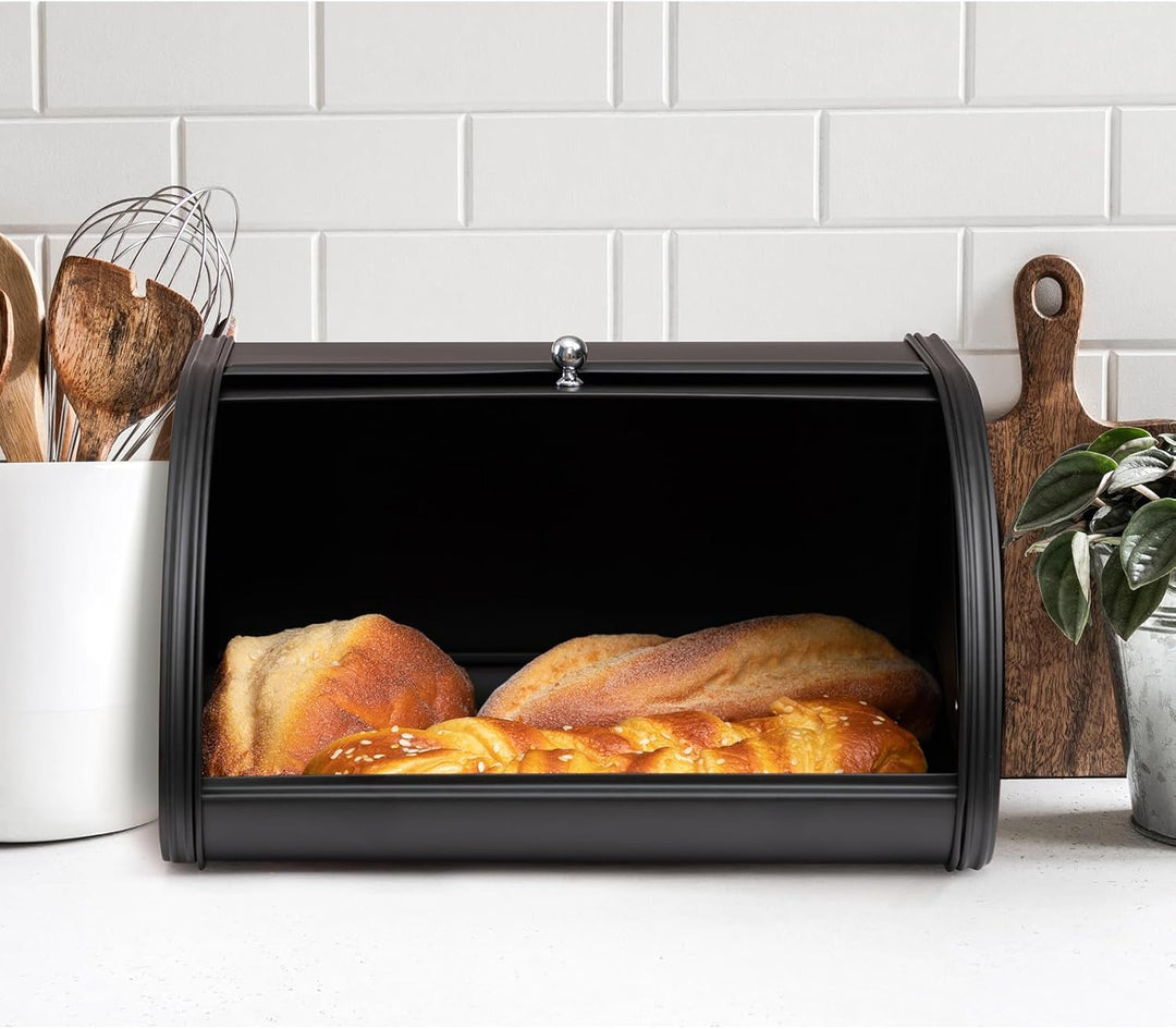 HollyHOME Brotkasten Brotaufbewahrungsbox, Metall-Brotkästen für die Küche, Brotaufbewahrungsbehälte