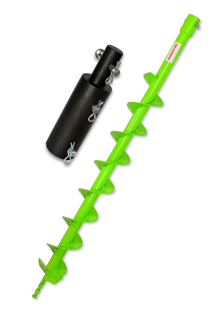 WERHE Profi Bohrer für Erdbohrer Florbohrer Brunnenbohrer 80mm robuste Bohrspitze geeignet für Makit