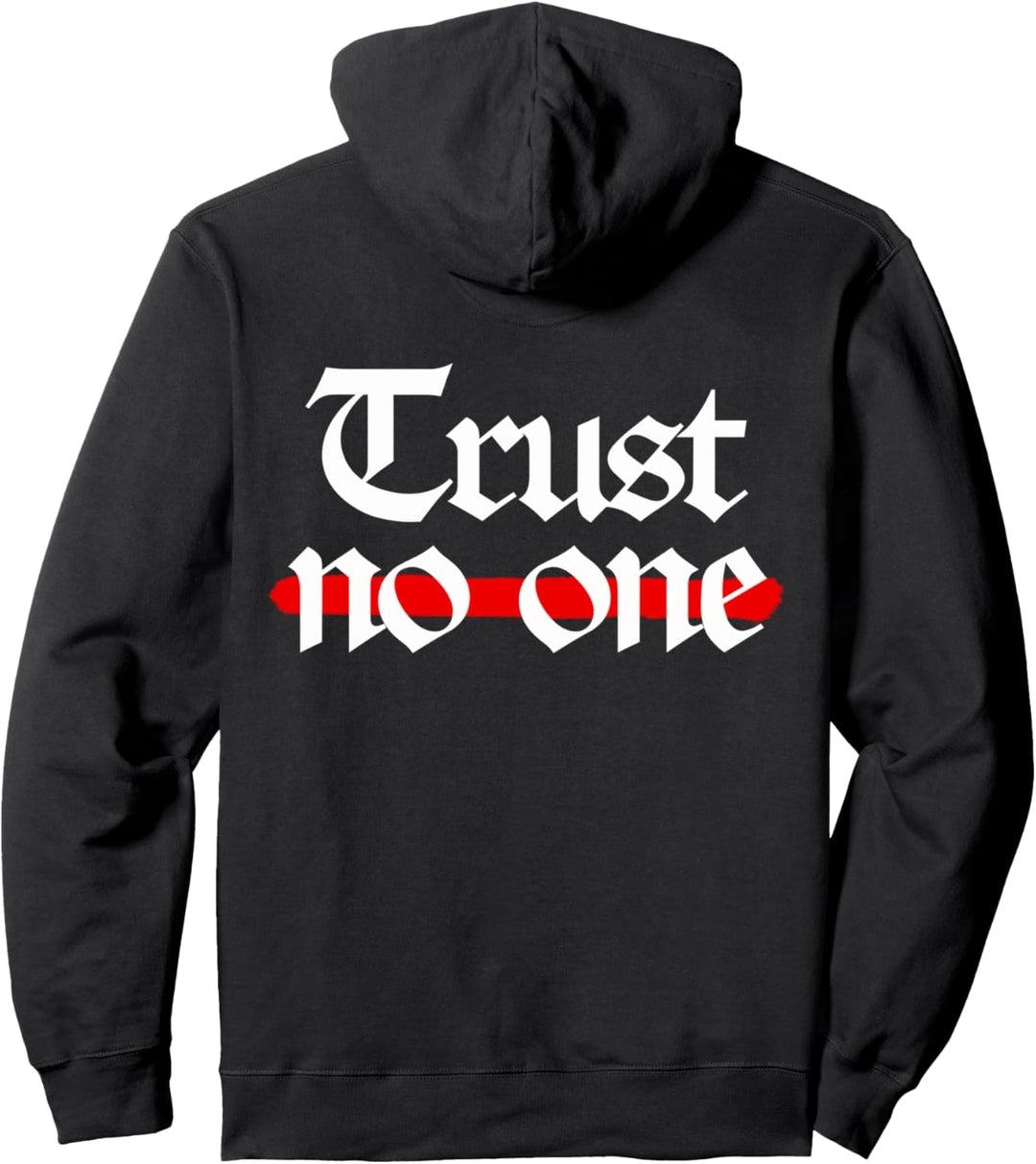 Trust no one Goth Boy Nobody Aesthetic Goth E-girl E-boy Pullover Hoodie