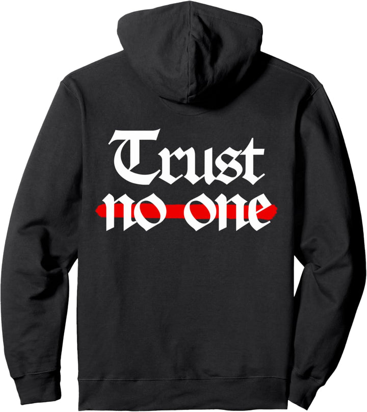 Trust no one Goth Boy Nobody Aesthetic Goth E-girl E-boy Pullover Hoodie