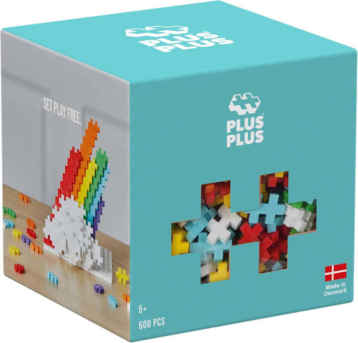 Plus-Plus 3976 Geniales Konstruktionsspielzeug, Regenbogen, Kreativ-Bausteine, Bausteineset für Kind