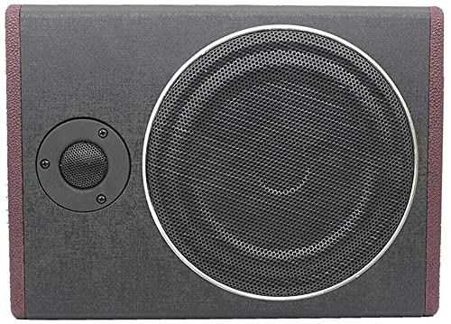 Autoradio Edelstahl Ultradünner Auto KFZ Untersitz Aktiv Subwoofer 600W Underseat Bassbox für Auto u