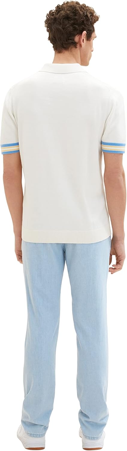 TOM TAILOR Herren Josh Regular Slim Jeans 34W / 34L 10112 - Clean Light Stone Blue Denim, 34W / 34L