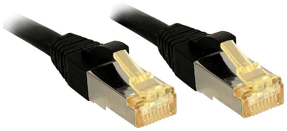 LINDY Cat.7 S/FTP PIMF LSOH, schwarz, 15m Patchkabel