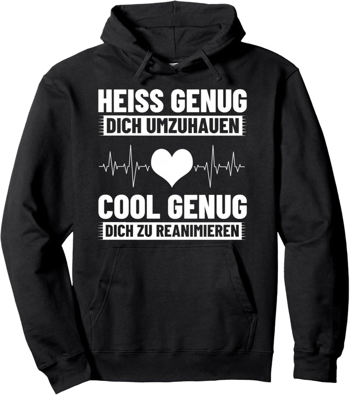 Notarzt Rettungssanitäter Rettungshelfer Krankenschwester Pullover Hoodie